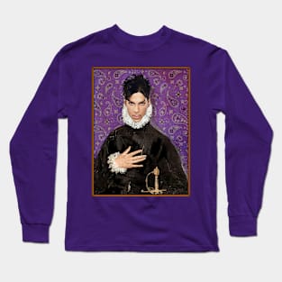 The Prince with his Hand on his Chest Long Sleeve T-Shirt